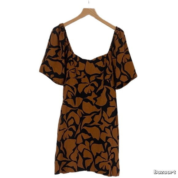 A New Day Black and Brown Mini Dress - Picture 5 of 5